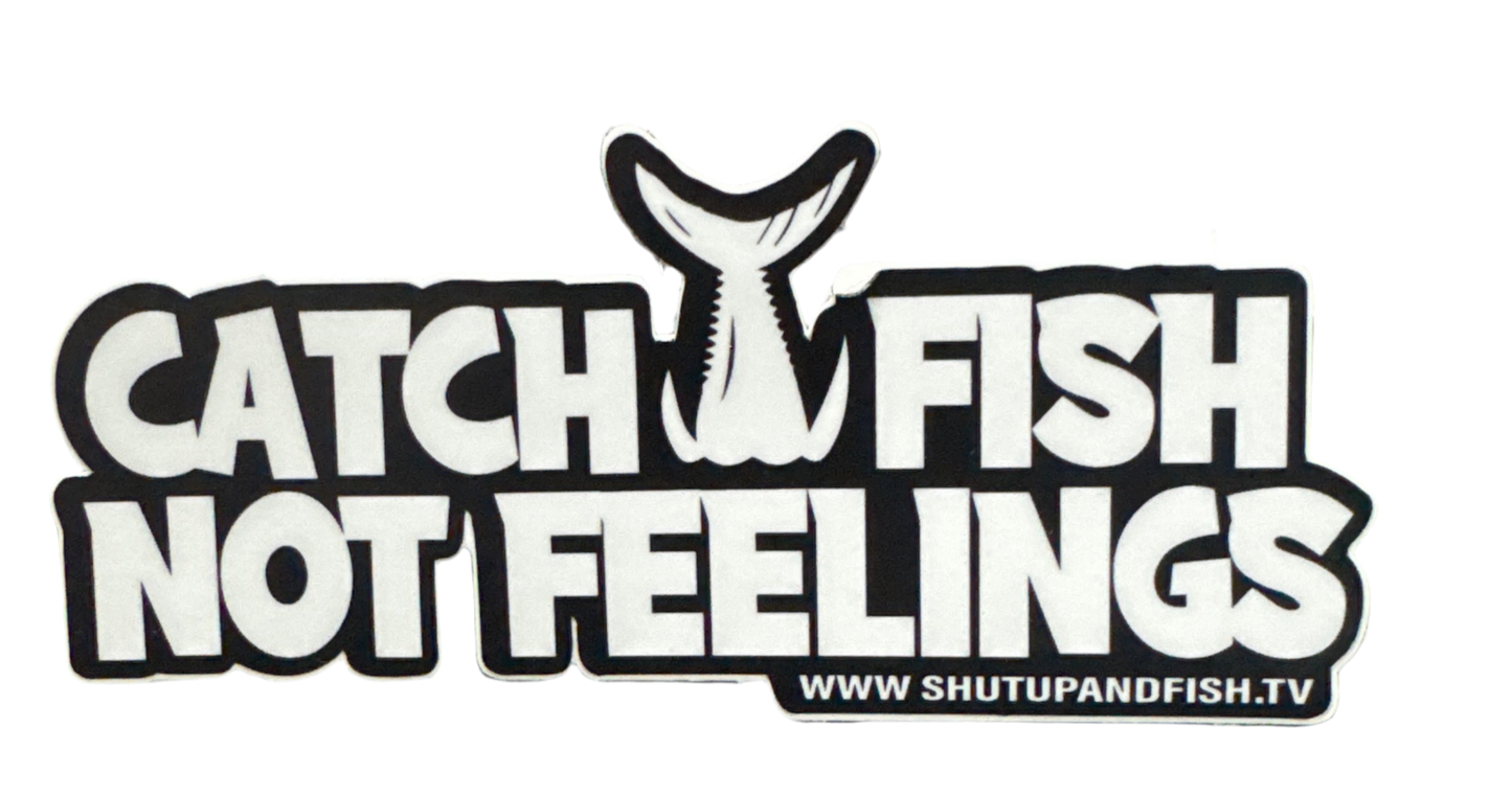 Catch fish not feeling sticker