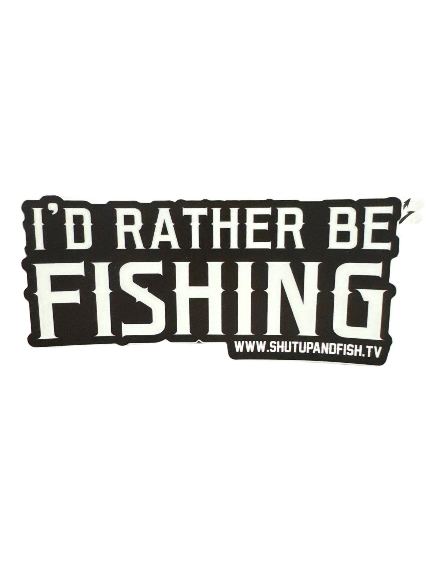 I’d rather be fishing sticker